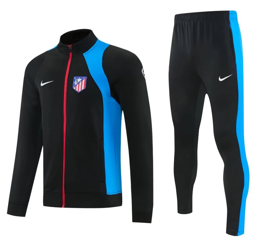 AAA Quality Atletico Madrid 26/27 Tracksuit - Black/Blue